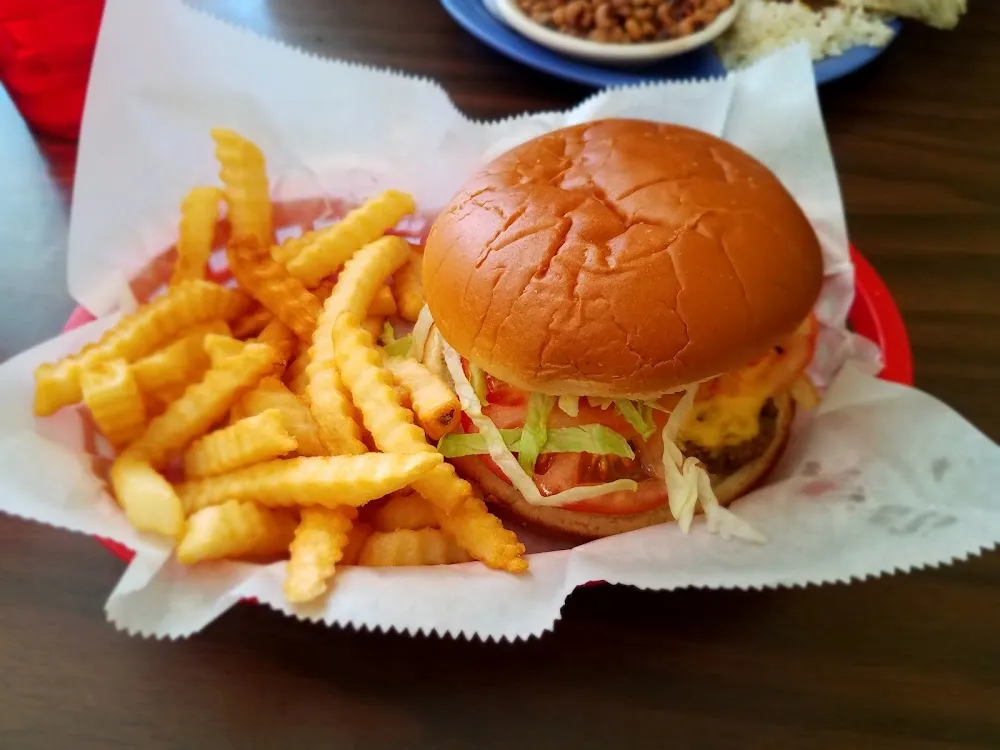 Belly Buster Burger w Fries